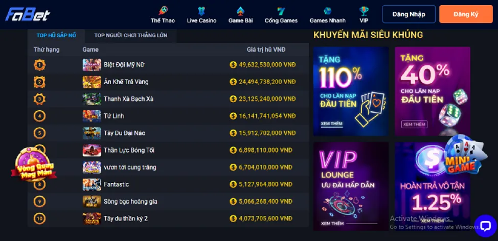 Thưởng nạp tiền hàng ngày dkbet8
